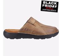 Hush Puppies Carson Mule Sandalia De Cuero Casual Clásica Para Hombre Verde