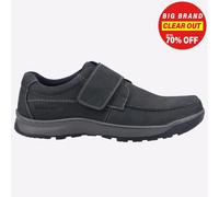 Hush Puppies Casper Toque Cierre Cuero Memoria Espuma Zapatos Hombre Azul Marino