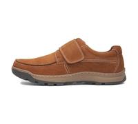 Hush Puppies Casper, Zapatos clásicos con Cierre táctil para Hombre, Tan, 43 EU