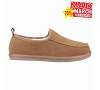 Hush Puppies Chales Hombre Espuma Viscoelástica Invierno Cómodo Ante Mocasín Tan