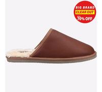 Hush Puppies Pantuflas de Cuero Coady, Hombre, Tan, 39.5 EU