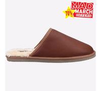 Hush Puppies Pantuflas de Cuero Coady, Hombre, Tan, 39.5 EU