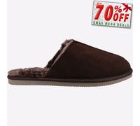 Hush Puppies Coady Espuma Viscoelástica Hombre Casual Confort Pantuflas Brown