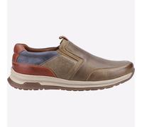 Hush Puppies Cole Cuero Espuma Viscoelástica Hombre sin Cierres Informal Zapatos