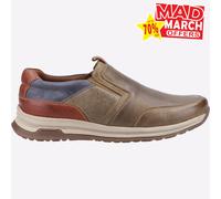 Hush Puppies Cole Cuero Espuma Viscoelástica Hombre sin Cierres Informal Zapatos