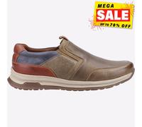 Hush Puppies Cole Cuero Espuma Viscoelástica Hombre sin Cierres Informal Zapatos