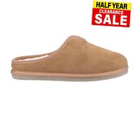 Hush Puppies Conrad Hombre Zapatillas Ante Memoria Espuma Mula sin Cordones Tan