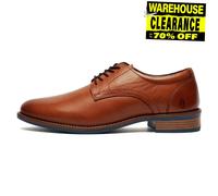 Hush Puppies Damien Zapatos Cuero Hombre Elegante Formal Zapatos Vestido Marrón