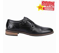 Hush Puppies David Hombre Espuma Viscoelástica Elegante Cuero Casual Doble Monje