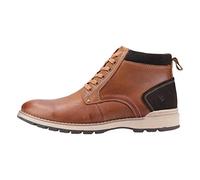 Hush Puppies Dean MEMORY FOAM Botín De Cuero Para Hombre Color Tan