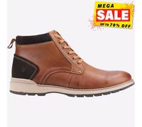 Hush Puppies Dean MEMORY FOAM Botín De Cuero Para Hombre Color Tan