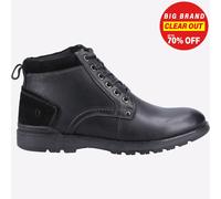 Hush Puppies Botines Dean de hombre Espuma viscoelástica con cordones Negro