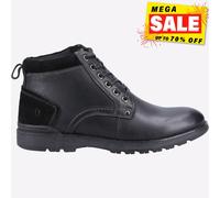 Hush Puppies Dean Espuma Viscoelástica Hombre Botines con Cordones Negro