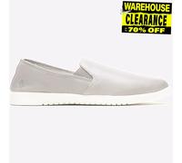 Hush Puppies Zapatos de mujer sin cordones cuero casual gris