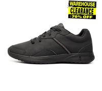 Hush Puppies el Buen Entrenador Hombre Ancho Para Cuero Casual Moda Shoes Negro