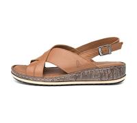 Hush Puppies Elena Sling Back Sandals, Brown (Tan Tan), 3 UK