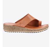 Hush Puppies Elissa Tira Al Dedo Mujer Verano Moda Informal Sandalias Marrón