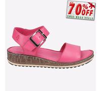 Hush Puppies Ellie Sandalias De Cuero De Moda Para Mujeres Rosa