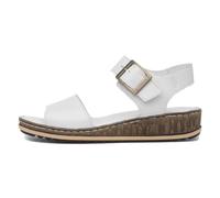 Hush Puppies Ellie - Sandalias de cuña para mujer, White, 36 EU