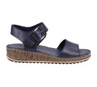 Hush Puppies Ellie Sandalias De Moda Para Mujer De Cuero Color Marino