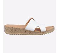 Hush Puppies Mulas Eloise Mujer Cuero para diario Blanco
