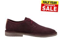 Hush Puppies Explorar Hombre Ante Memoria Espuma Informal Zapatos Moda Burdeos