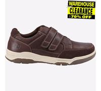Hush Puppies Fabian Hombre Espuma Viscoelástica Cuero Casual Zapatos Marrones