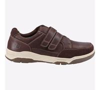 Hush Puppies Fabian Hombre Espuma Viscoelástica Cuero Casual Zapatos Marrones