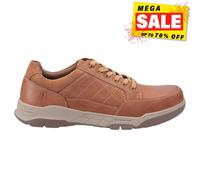 Hush Puppies Finley Hombre Casual con Cordones Memoria Espuma Zapatos Marrón