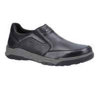 Hush Puppies Fletcher sin Cordones Zapatos Hombre en Negro