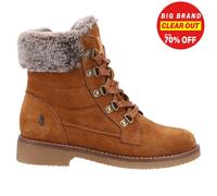 Hush Puppies Florence Mujer Memeory Espuma Caminar Moda Botas Exterior Marrón