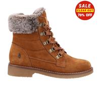 Hush Puppies Florence Mujer Memeory Espuma Caminar Moda Botas Exterior Marrón
