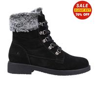 Hush Puppies Florence Mujer Memeory Espuma Caminar Moda Botas Exterior Negro