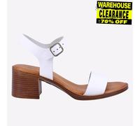 Hush Puppies Gabby Zapatos De Tacón De Cuña De Cuero Para Mujer Blanco