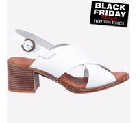 Hush Puppies Gabrielle Mujer de Piel Moda Informal Vestido Sandalias Blanco
