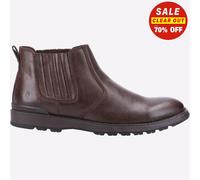 Hush Puppies Gary Moda Hombre Informal Espuma Viscoelástica Bota Chelsea Marrón