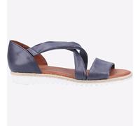 Hush Puppies Gemma Sandalias De Moda De Cuero Para Mujer Verano Azul Marino
