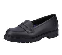 Hush Puppies Girl'S Hazel Loafer Senior School Uniform Shoe, Black, 38/38.5 EU