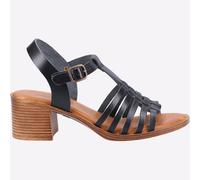 Hush Puppies Greta Mujer Clásico Casual Moda Verano Sandalias de Tacón Negro