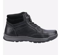 Hush Puppies Grover Espuma Viscoelástica Hombre Informal Cordones Botines Negro