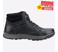 Hush Puppies Botines Grover para hombre – Espuma viscoelástica y cordones – Negro