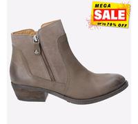 Hush Puppies Isla Mujer de Piel Espuma Viscoelástica Botines de Moda Marrón