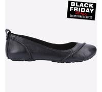 Hush Puppies Janessa Zapatos De Tacón De Cuero Para Mujer Negros