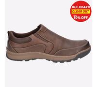 Hush Puppies Mocasines Jasper Hombre sin cordones Memoria Espuma Marrón 40 EU