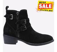 Hush Puppies Jenna Moda para Mujer Estilo Informal Memoria Espuma Botines Negro