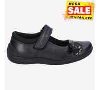 Hush Puppies Jessica Mayor Cuero Vestido Formal Moda Escuela Zapatos Negros