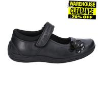 Hush Puppies Jessica ZAPATOS Escolares De Niña De Cuero Negros