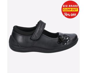Hush Puppies Jessica ZAPATOS Escolares De Niña De Cuero Negros