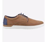 Hush Puppies Joey Hombre Memoria Espuma Cuero Moda Informal Zapatos Vestido Tan