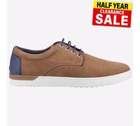 Hush Puppies Joey Hombre Memoria Espuma Cuero Moda Informal Zapatos Vestido Tan